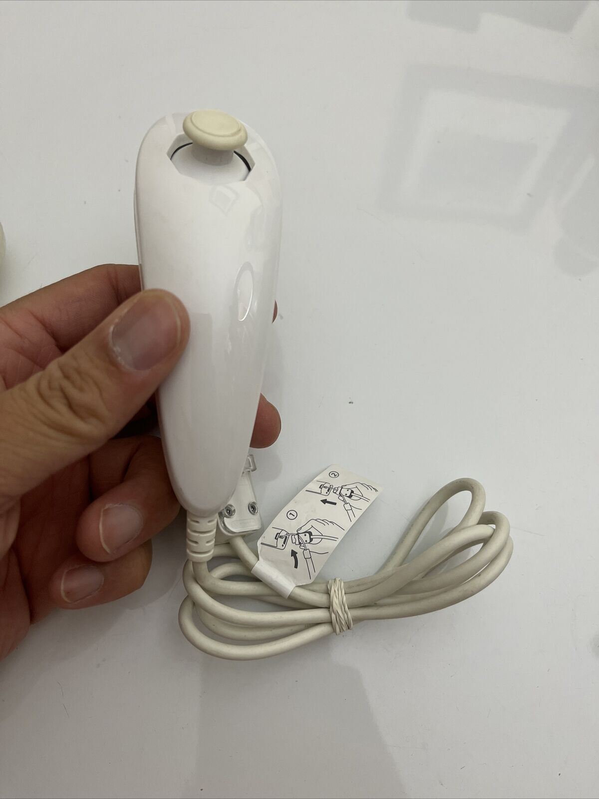 Genuine Nintendo Wii Remote Motion Plus Inside + Nunchuck Bundle with Cover