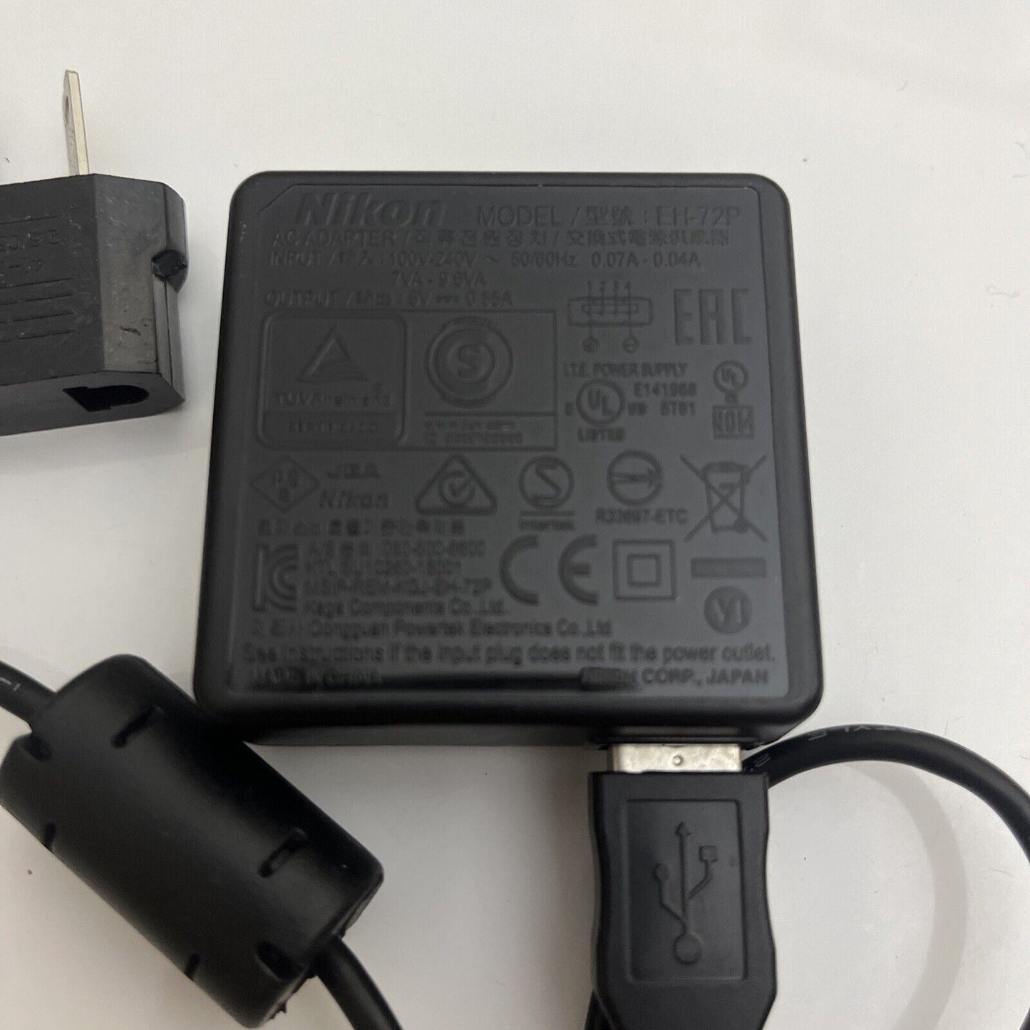 Genuine Nikon EH-72P AC Adapter Charger for Nikon Coolpix Camera