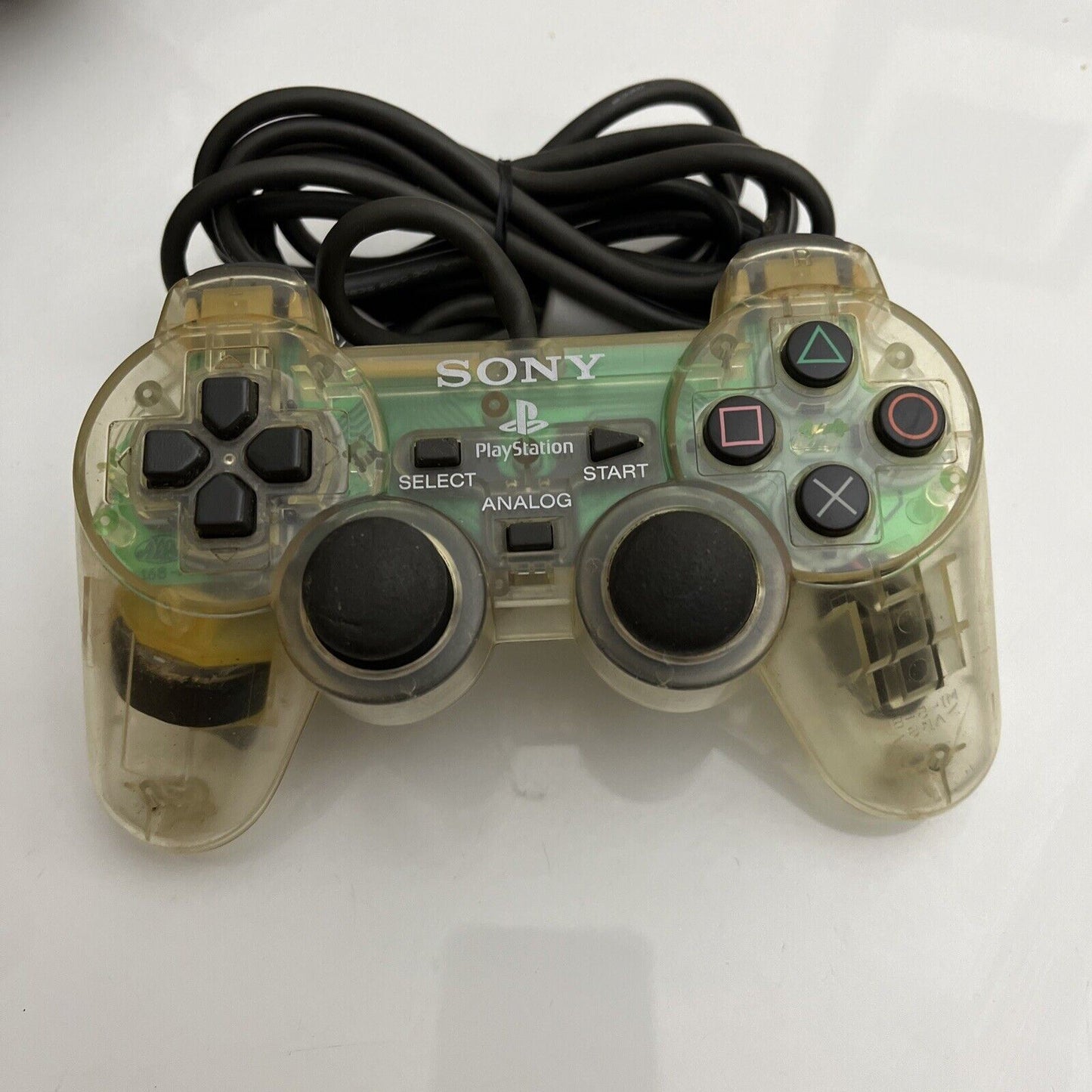 Official Sony Playstation PS2 DualShock Controller Clear Transparent Genuine