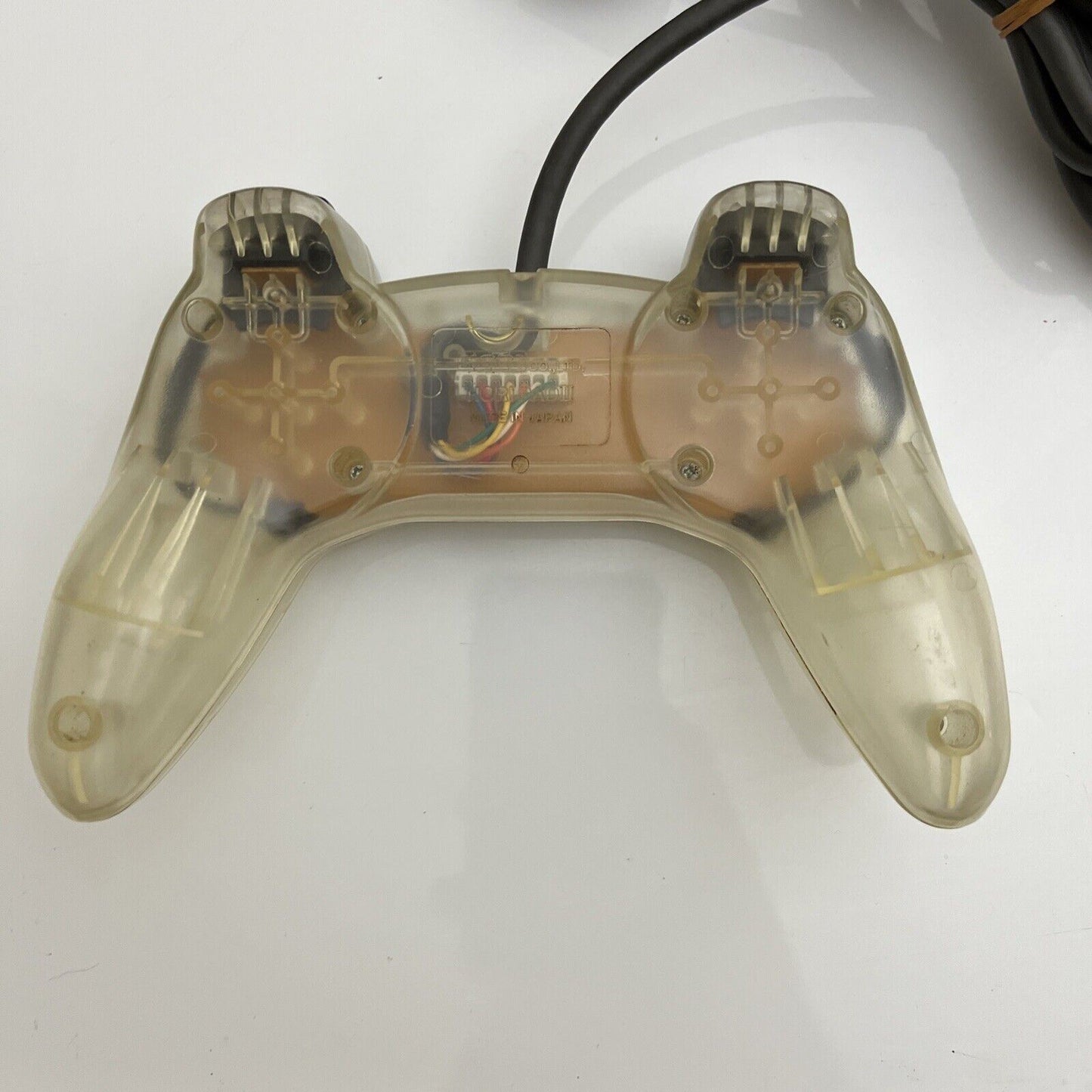 Hori Sony PlayStation PS1 Controller Clear Transparent – Retro Unit