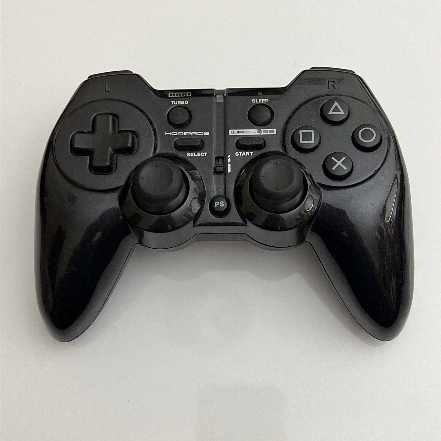 Hori Sony PlayStation PS3 Horipad3 Turbo Controller Black Wireless