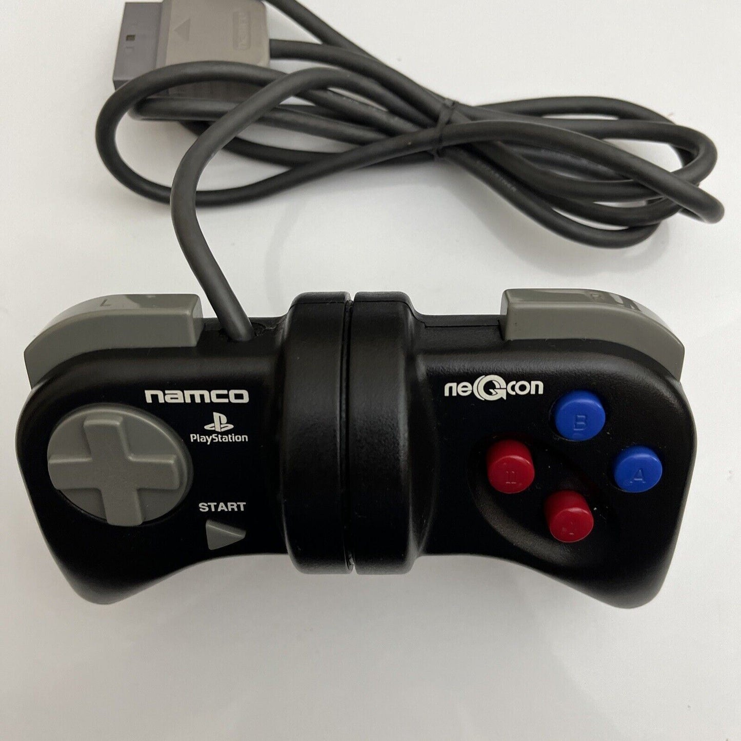 Namco Sony PlayStation Negcon Controller Black NPC-104