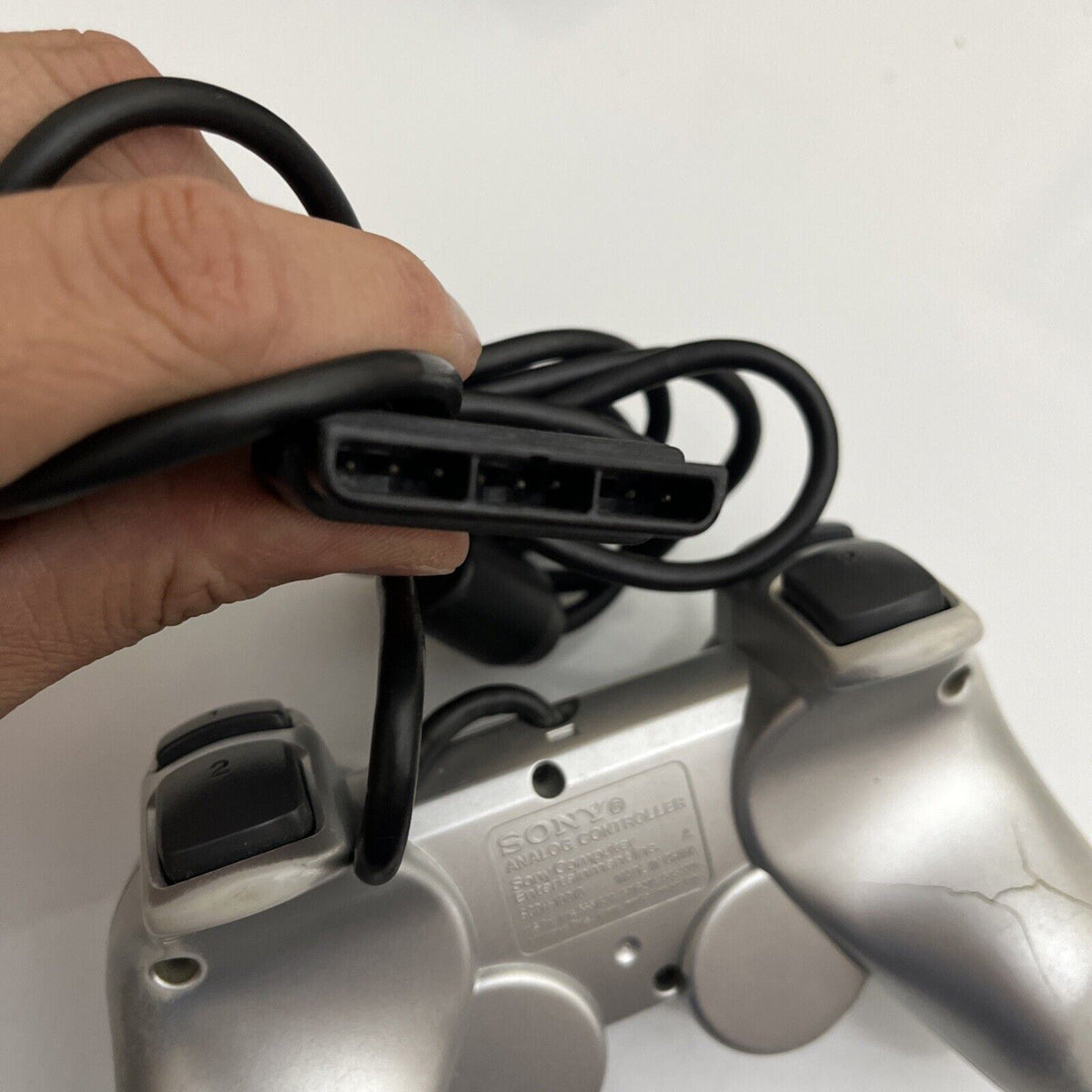 Silver Ps2 Controller Genuine Sony PlayStation PS2 Dualshock 2 Controller Silver – Retro Unit