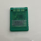 Official Sony PlayStation PS2 Memory Card Transparent Green Genuine
