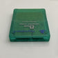 Official Sony PlayStation PS2 Memory Card Transparent Green Genuine