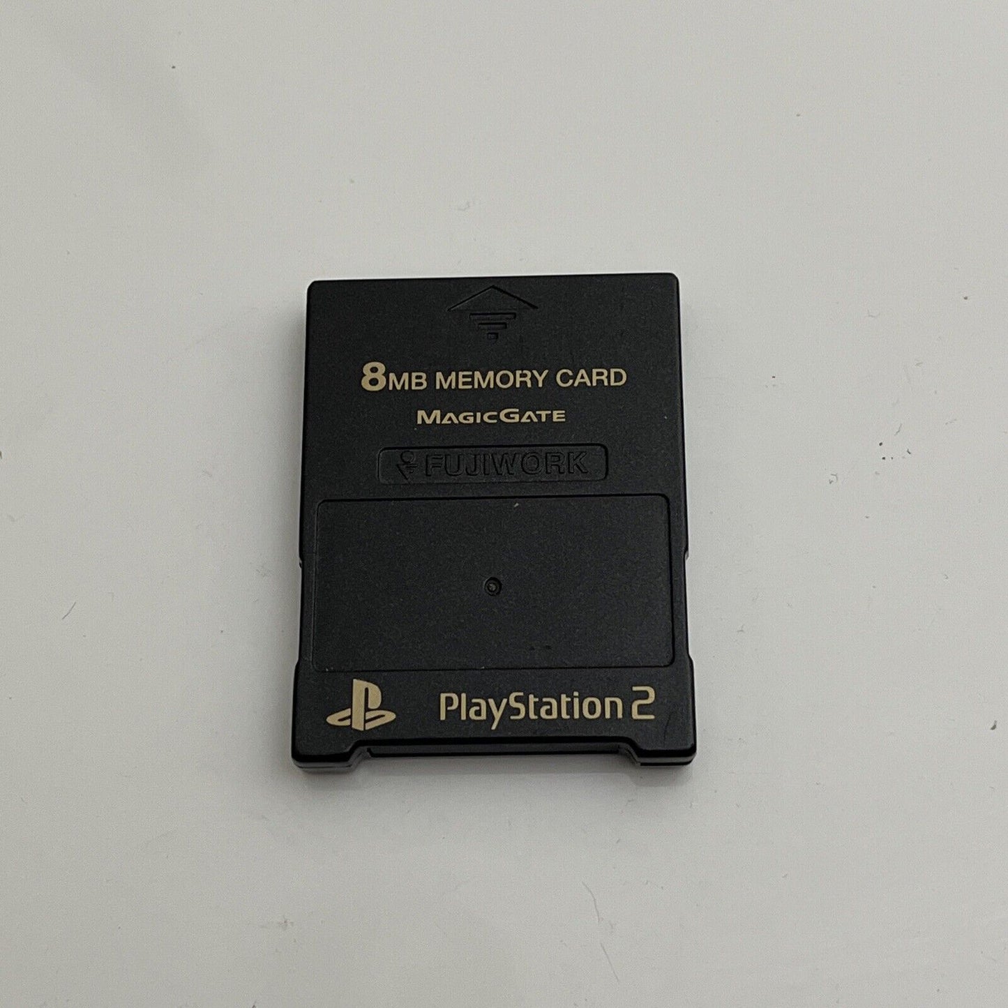Fujiwork Sony PlayStation PS2 Memory Card 8MB Black Made in Japan