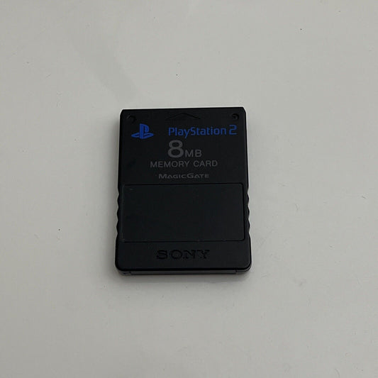 Genuine Sony SCPH10020 PlayStation 2 8MB Memory Card Black Official PS2
