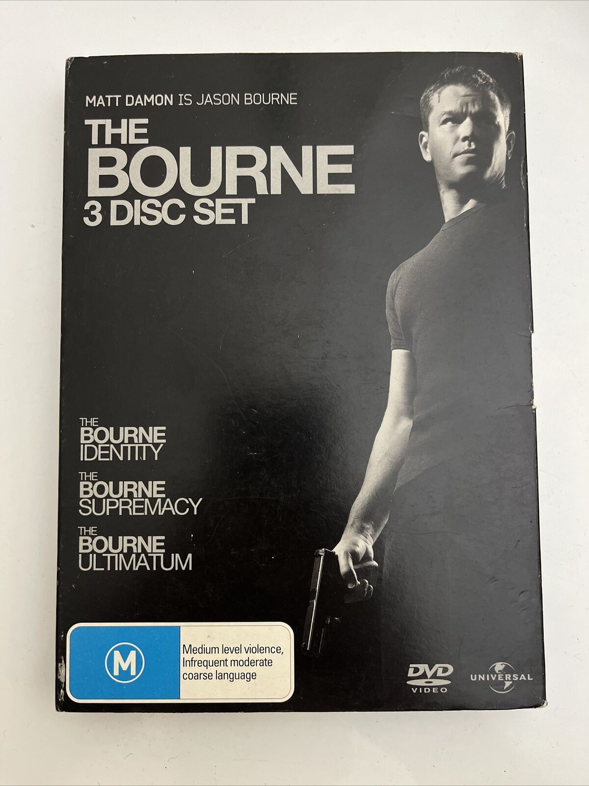The Bourne Identity / The Bourne Supremacy / The Bourne Ultimatum  DVD Region 4