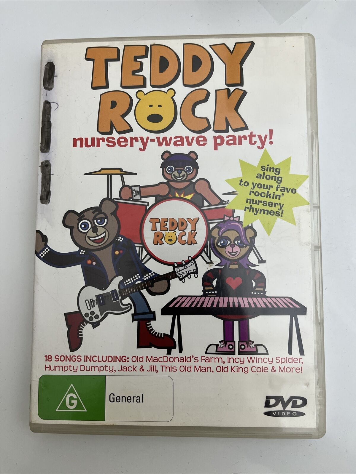 Teddy Rock - Nursery Wave Party (DVD, 2011) ABC Region 4