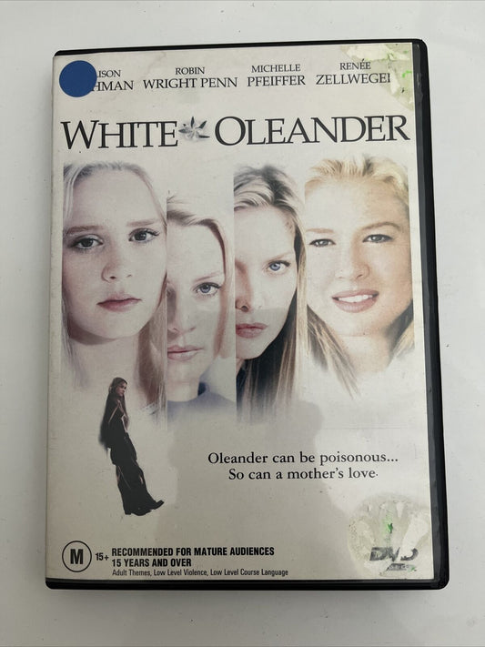 White Oleander  (DVD, 2002) Alison Lohman, Michelle Pfeiffer Region 4