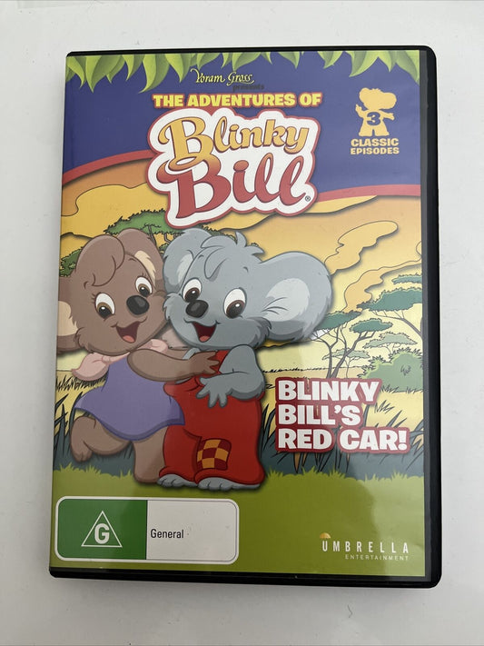 Blinky Bill's Red Car (DVD, 1993) All Regions