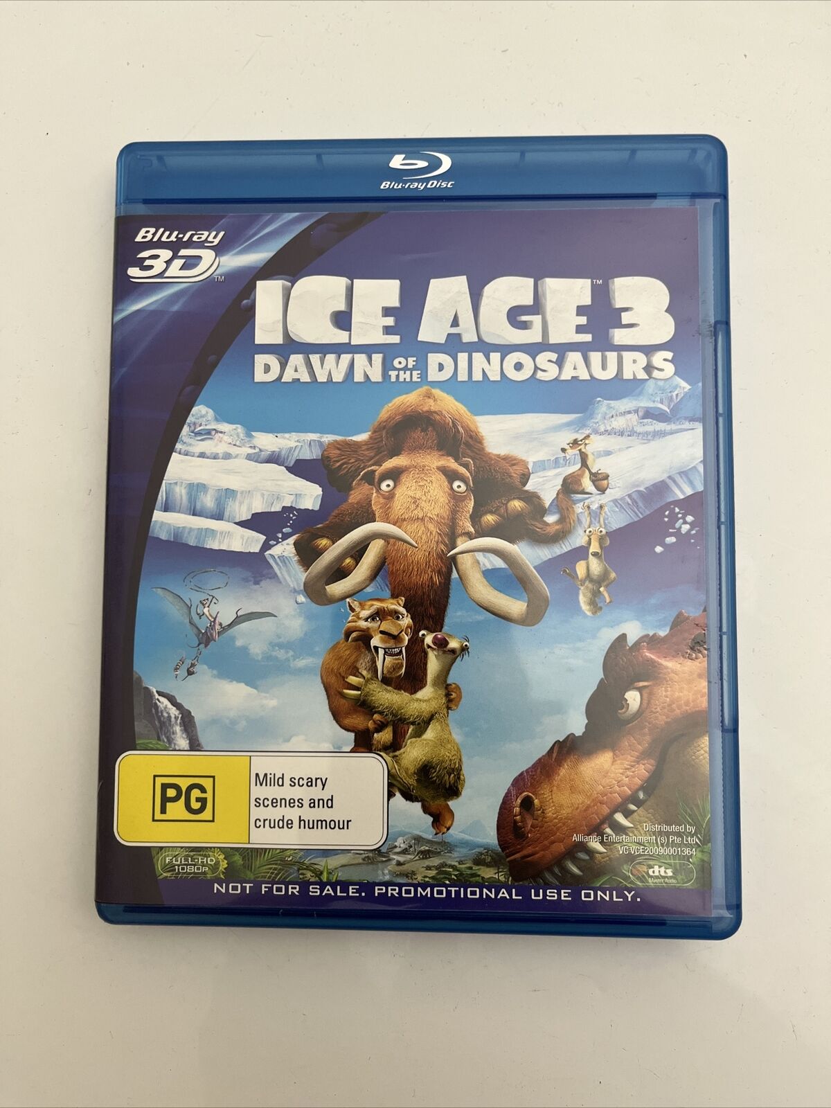 Ice Age 3 (Blu-ray 3D, 2009) Ray Romano, John Leguizamo, Denis Leary. All Region