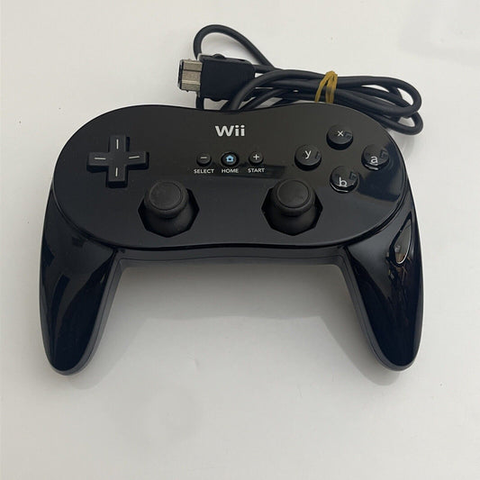 Genuine Official Nintendo Wii Classic Pro Controller Black