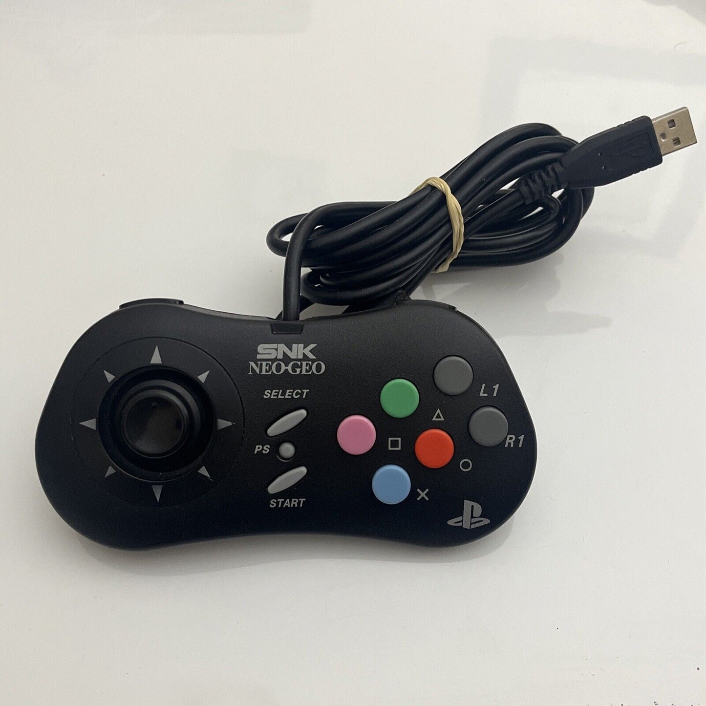 Official SNK Neo Geo PlayStation Controller for Sony PS3 / PC Wired USB EX0032