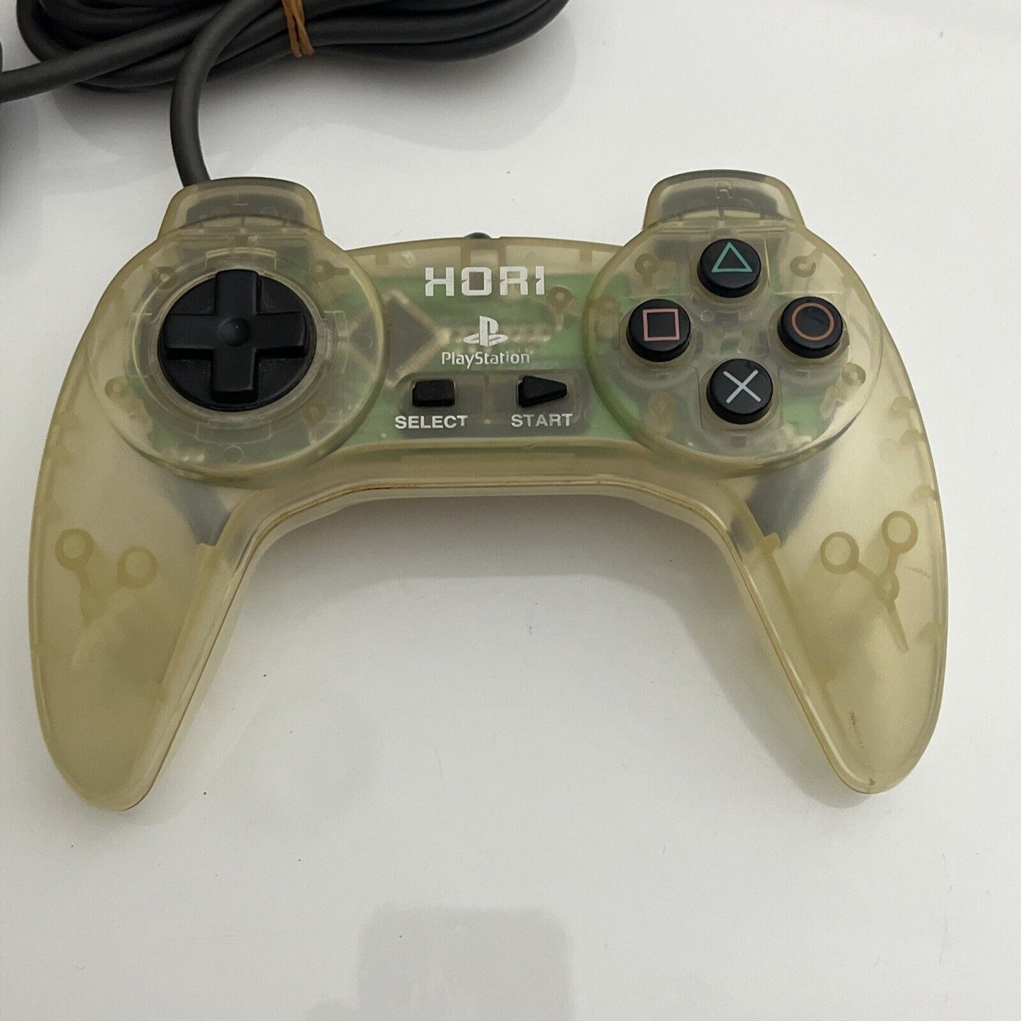 Sony Hori Pad PlayStation Boomerang Controller for PS1 Transparent