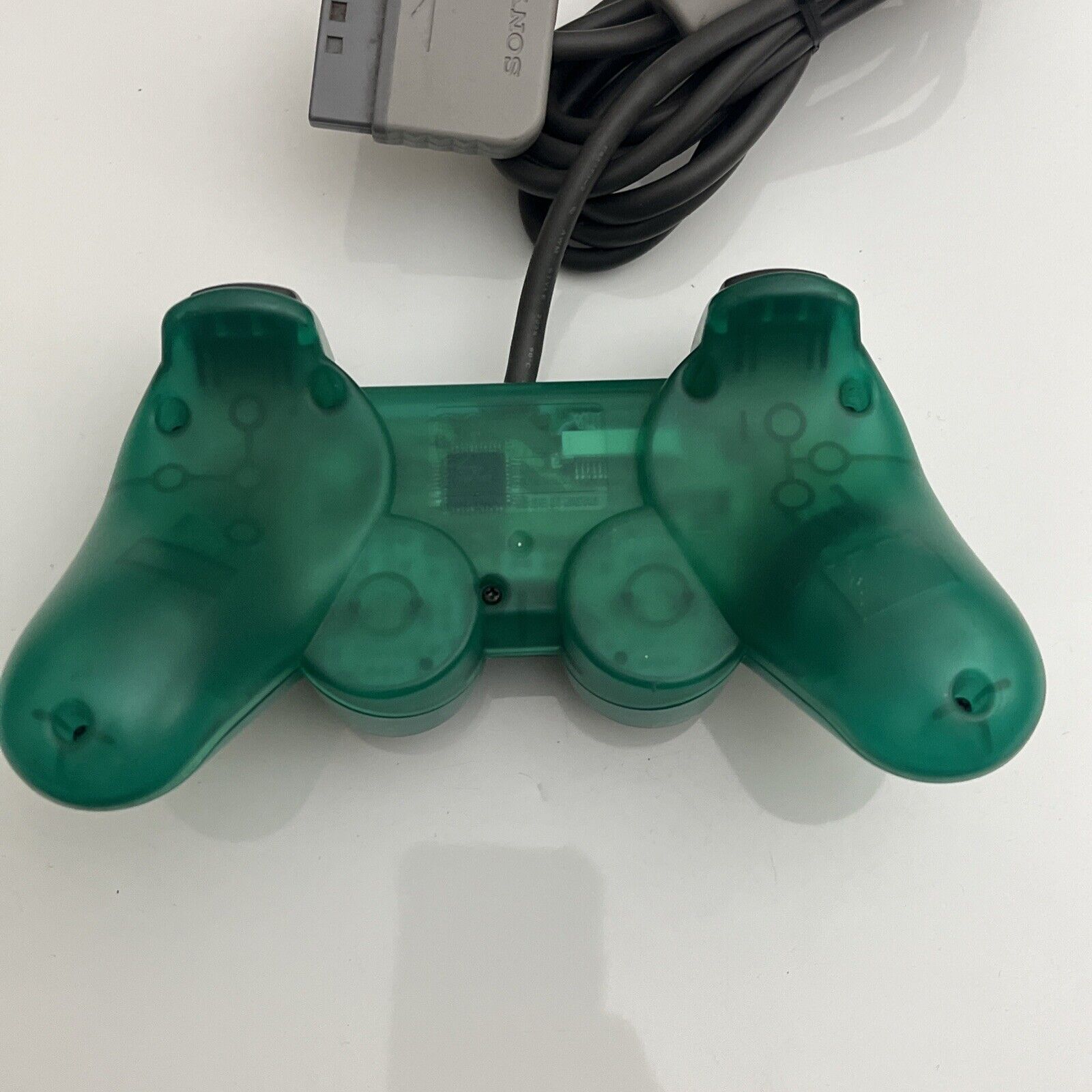 Genuine Official Sony PlayStation Controller Transparent Green for PS1 ...