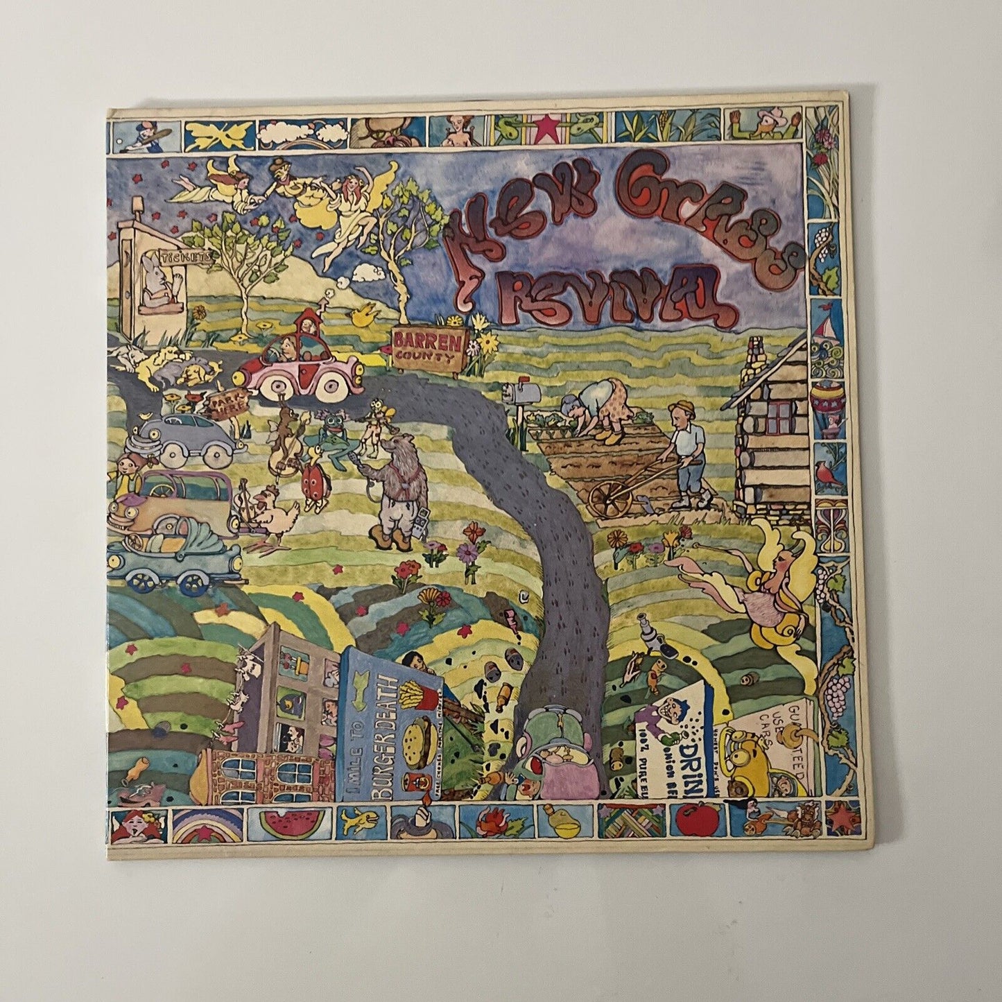 New Grass Revival - Barren County LP Vinyl Record FF 083 Gatefold 1979