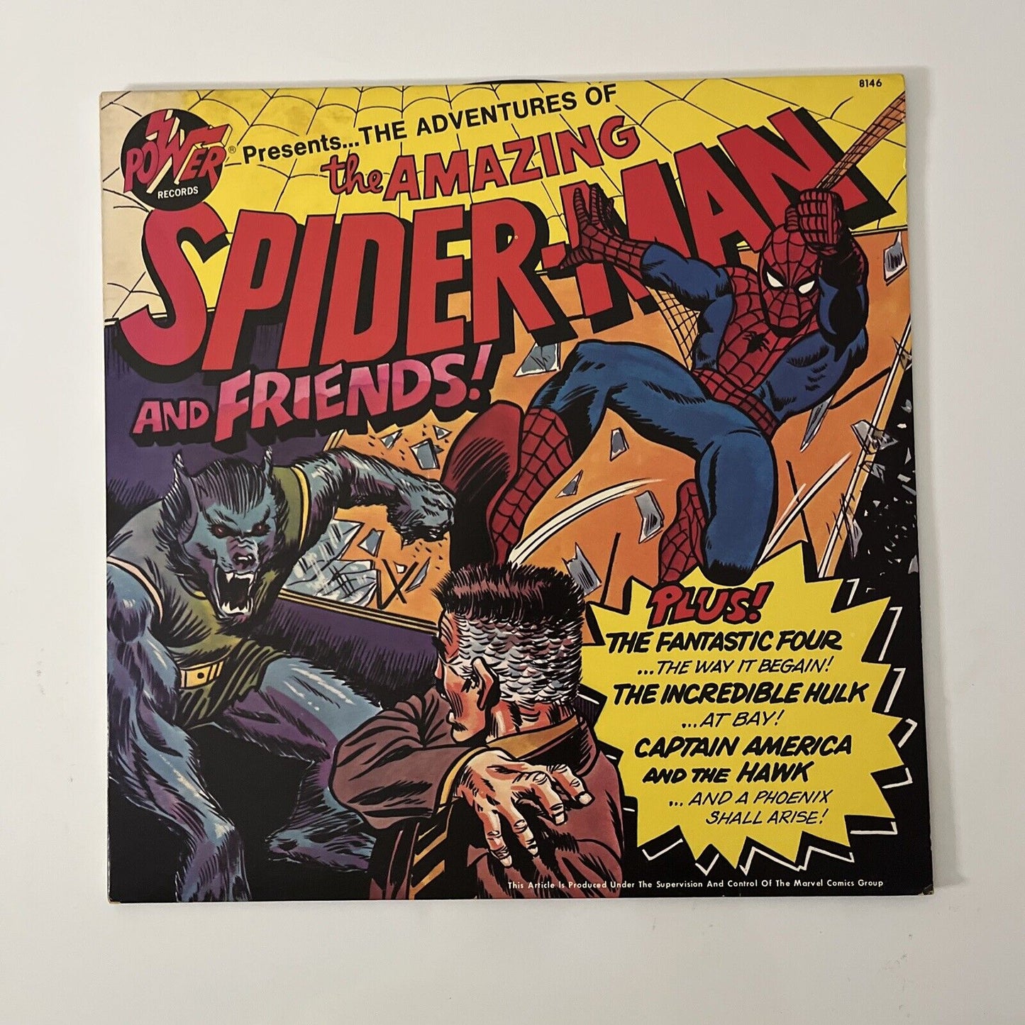 The Amazing Spider-Man And Friends LP 1974 Vinyl Record 8146 Marvel