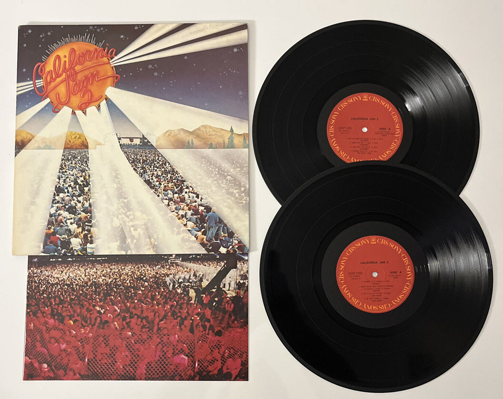 California Jam 2 2xLP Vinyl 1978 Record 40AP 1090 Retro Unit