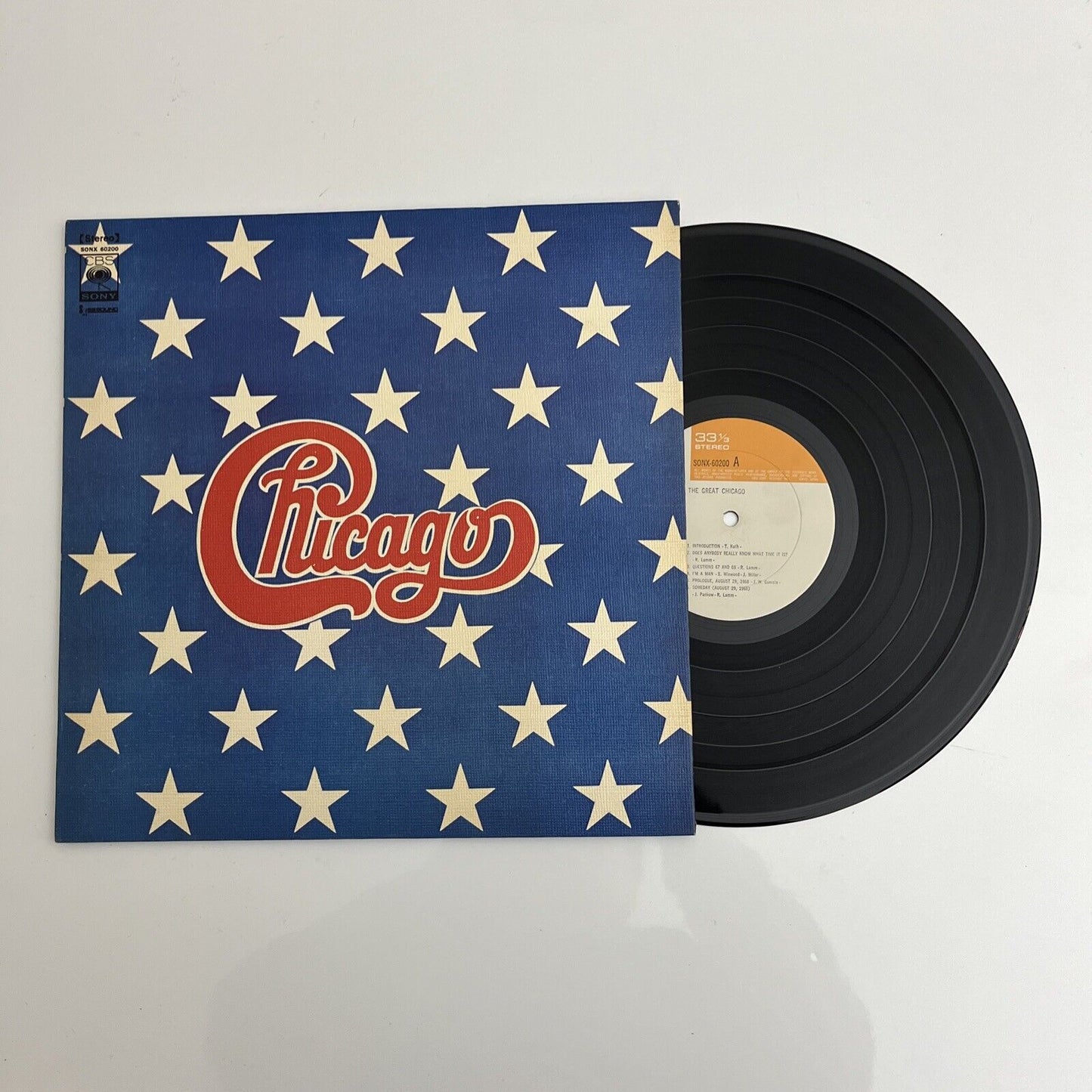 Chicago - The Great Chicago LP Vinyl Record 1971 SONX-60200 Gatefold