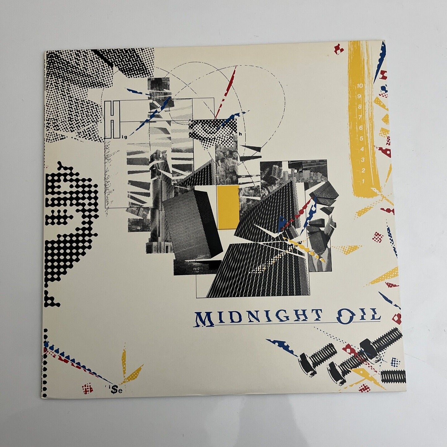 Midnight Oil 10, 9, 8, 7, 6, 5, 4, 3, 2, 1 LP Vinyl Record 25-3P-457 1982