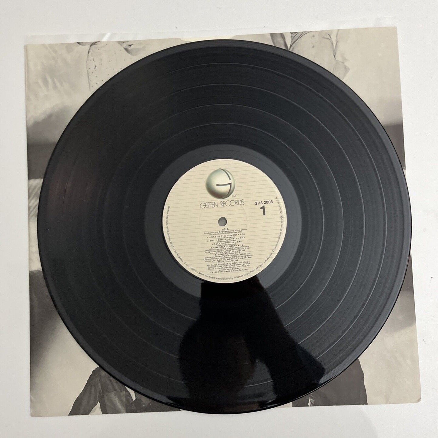 Asia 1982 LP Vinyl Record GHS 2008 Geffen Records