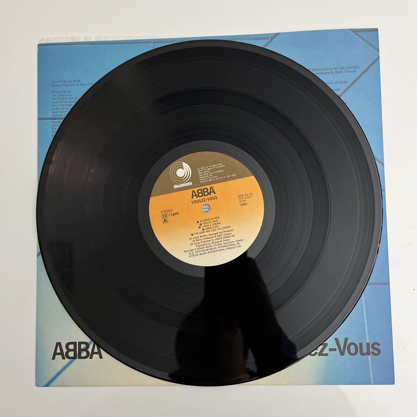 ABBA Voulez-Vous LP Vinyl Record DSP-5110 with Obi 1979