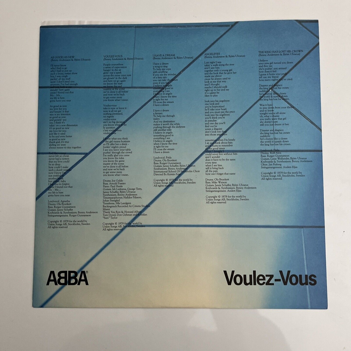 ABBA Voulez-Vous LP Vinyl Record DSP-5110 with Obi 1979