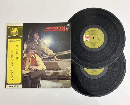 Carpenters - Golden Double Deluxe 2x LP 1972 Vinyl Record AMW 31-2 Gatefold Obi