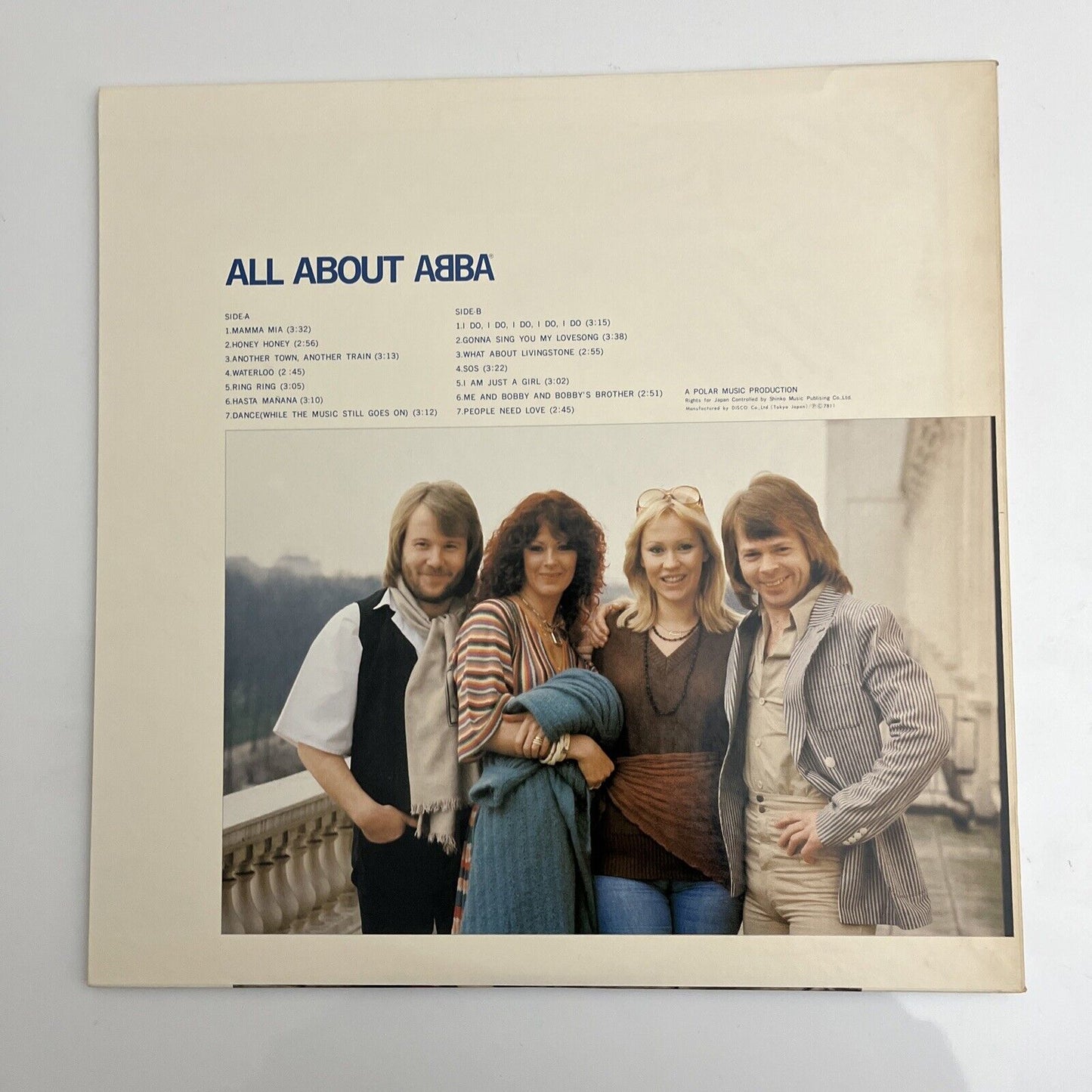 ABBA - All About ABBA LP 1978 Vinyl Record DSP-5108