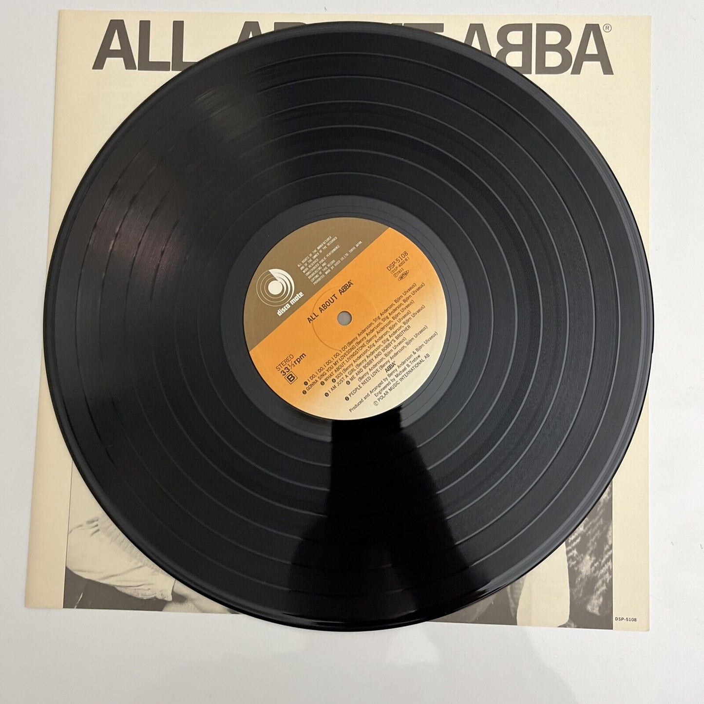 ABBA - All About ABBA LP 1978 Vinyl Record DSP-5108