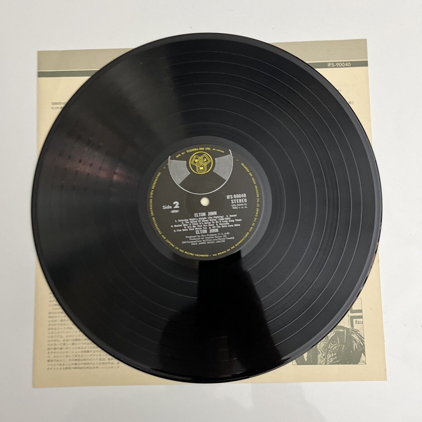 Elton John - Best 20 LP 1975 Vinyl Record IFS-90040