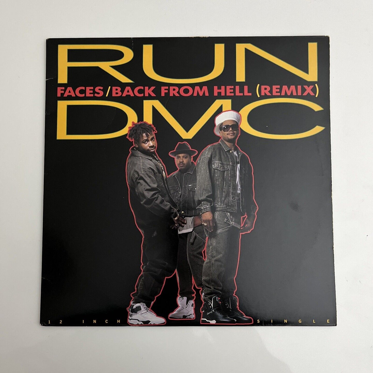 Run DMC - Faces / Back From Hell (Remix) 12" Vinyl Record PRO-7315A