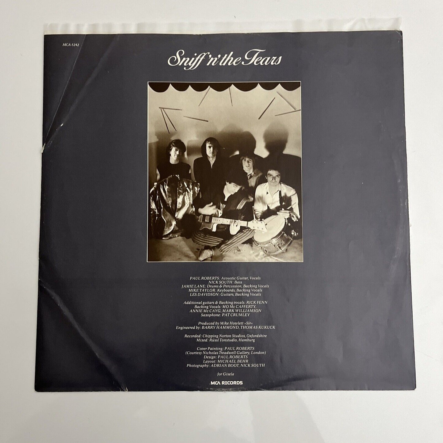 Sniff 'n' The Tears – Love Action LP 1981 Vinyl Record MCA-5242