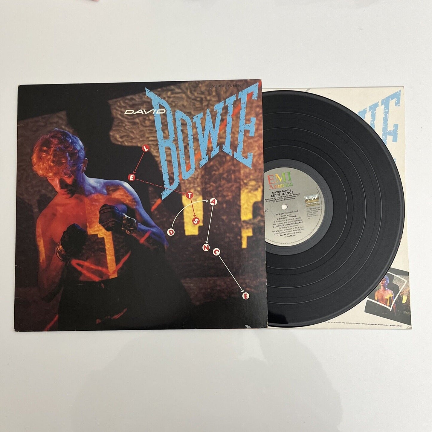 David Bowie - Let's Dance 1983 LP Vinyl Record EYS-81580