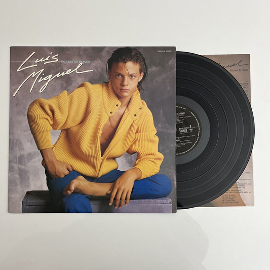 Luis Miguel – Palabra De Honor LP 1984 Vinyl 12" Record EOS-91130