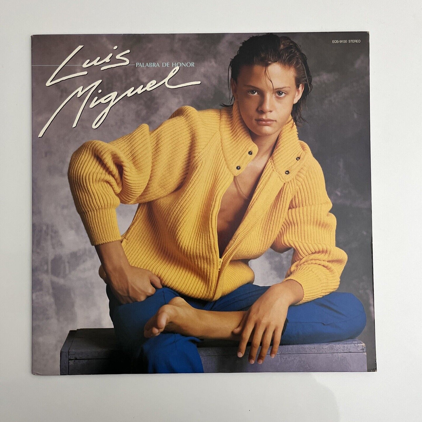 Luis Miguel – Palabra De Honor LP 1984 Vinyl 12" Record EOS-91130