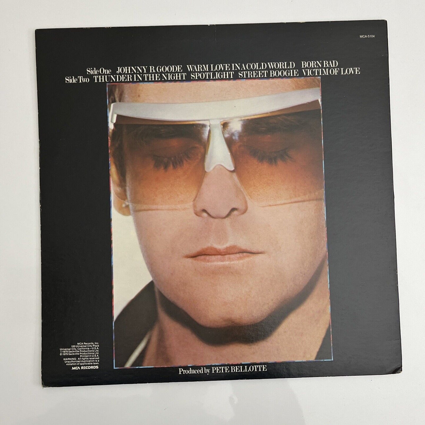 Elton John - Victim Of Love LP 1979 Vinyl Record MCA-5104