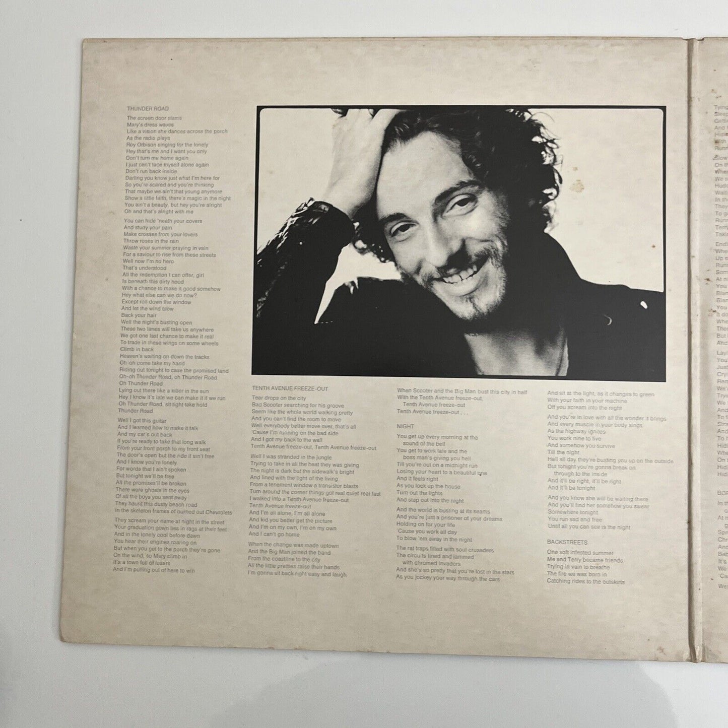 Bruce Springsteen - Born To Run LP 1975 Vinyl Record  JC 33795 Gatefold