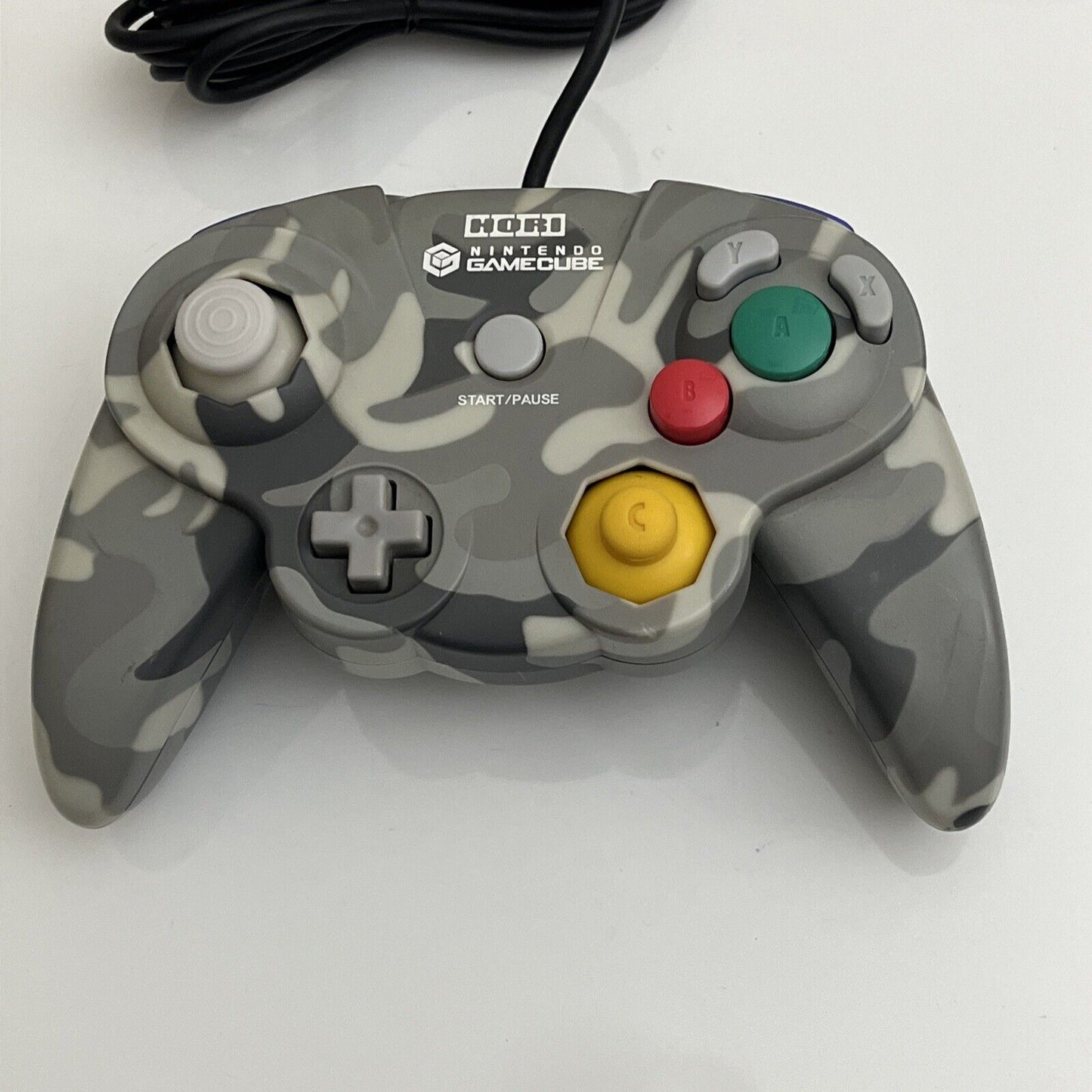 Nintendo GameCube Hori Pad Grey Camoflauge Controller