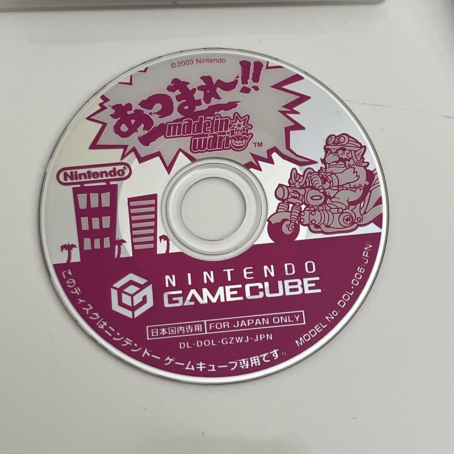 Made In Wario - Nintendo GameCube NTSC-J JAPAN GC Game with Stickers