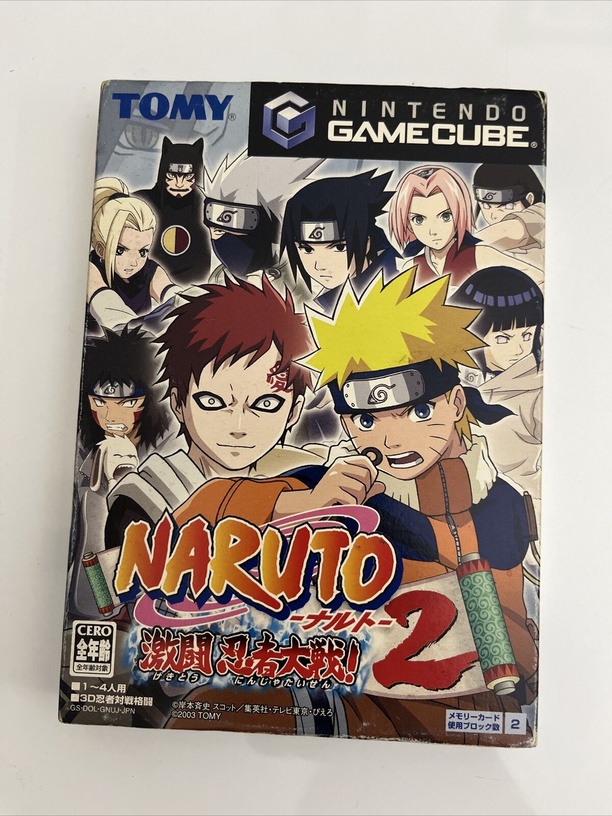 Naruto Clash of the Ninja 2 - Nintendo GameCube NTSC-J JAPAN GC Game Complete