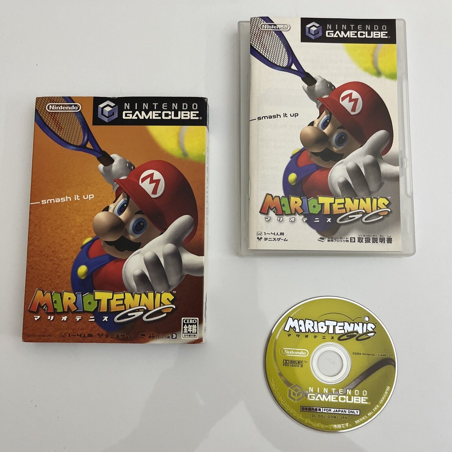 Mario Tennis GC - Nintendo GameCube GC NTSC-J JAPAN Complete