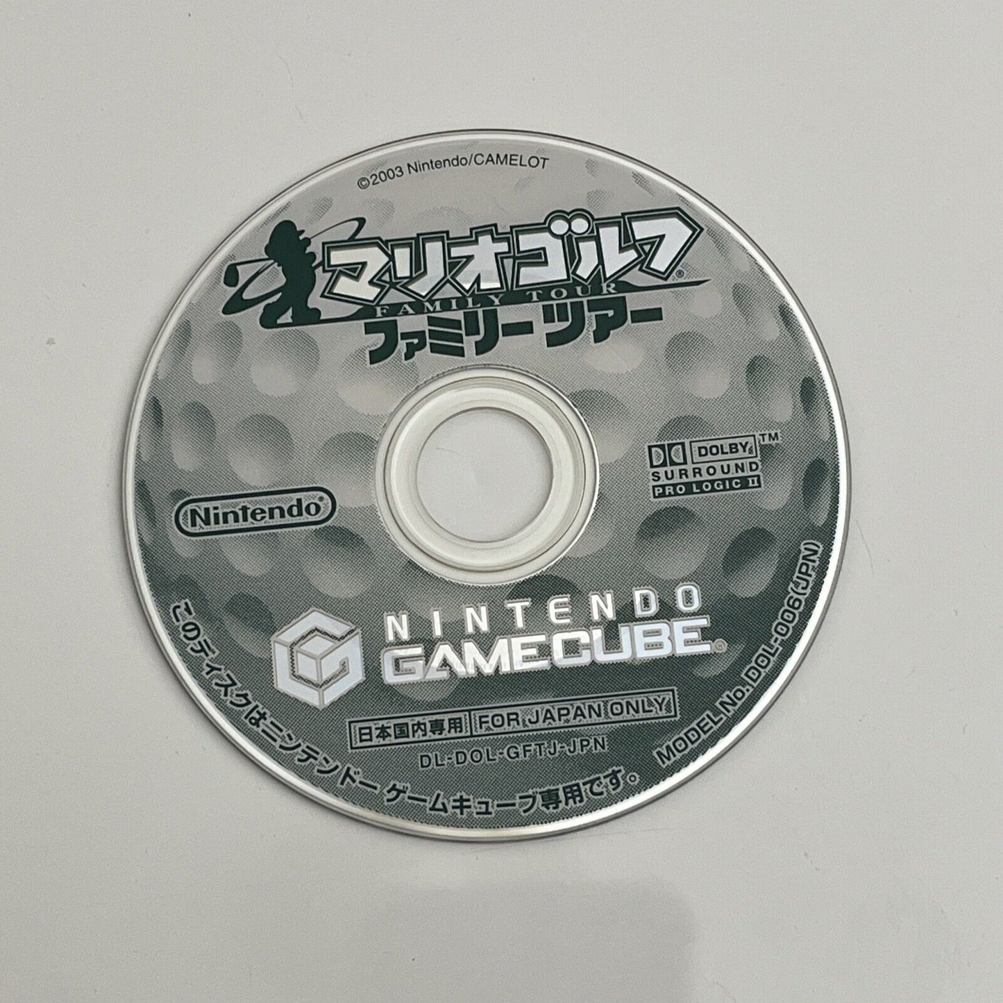 Mario Golf Family Tour - Nintendo GameCube NTSC-J JAPAN GC Game Complete