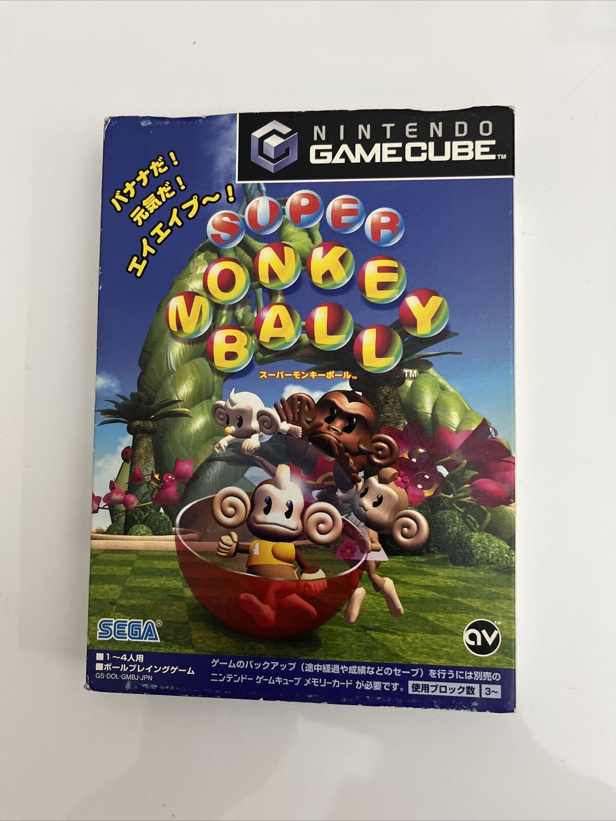 Super Monkey Ball - Nintendo GameCube NTSC-J JAPAN GC Game Complete