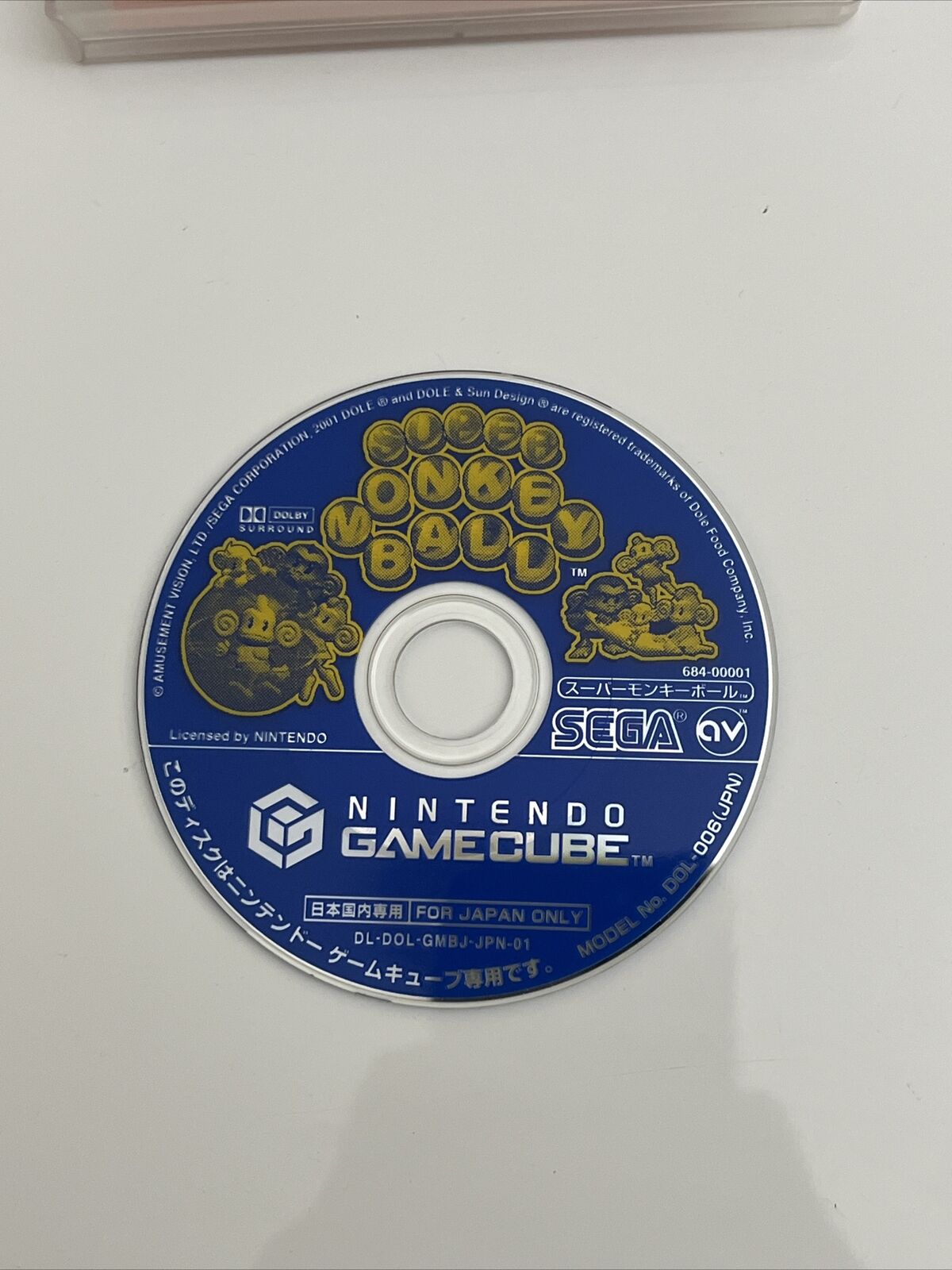 Super Monkey Ball - Nintendo GameCube NTSC-J JAPAN GC Game Complete