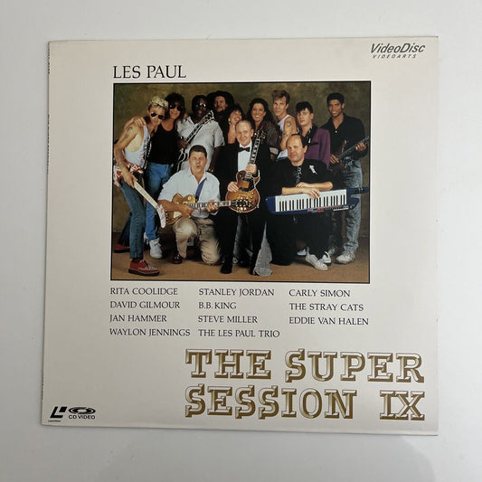 Les Paul The Super Session IX LD 1988 Laserdisc NTSC