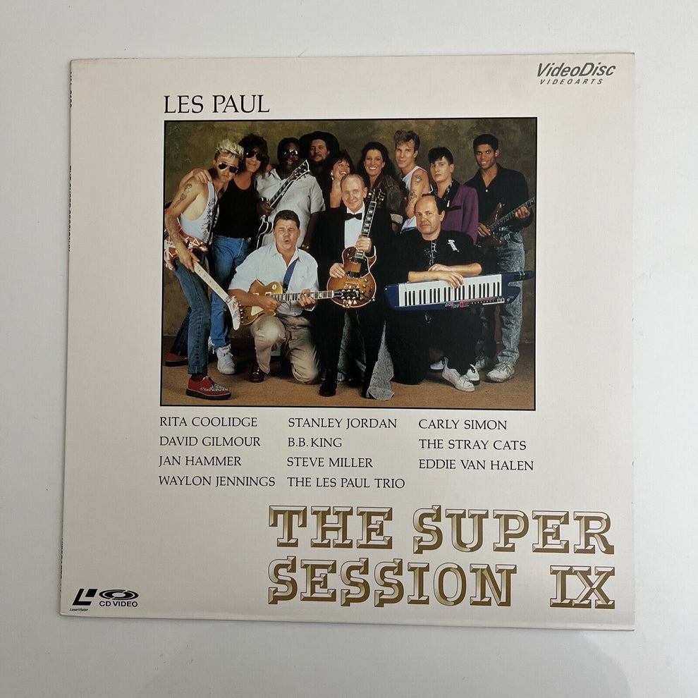 Cl Super Session Les Paul The Super Session IX LD 1988 Laserdisc NTSC – Retro Unit