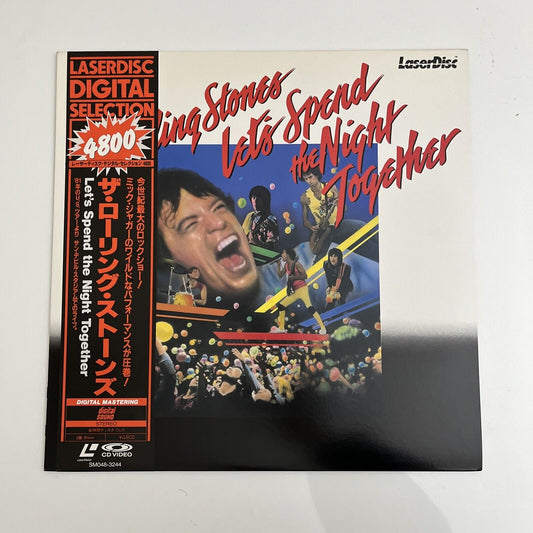 Rolling Stones - Let's Spend The Night Together Laserdisc With Obi 1981 LD NTSC