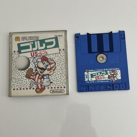Mario Golf US Course - Nintendo Famicom Disk NES Sports JAPAN 1987 Game